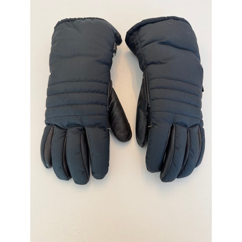 Yamaha Vintage Genuine Leather Mens Gauntlet Motorcycle Gloves Small Snowmobile